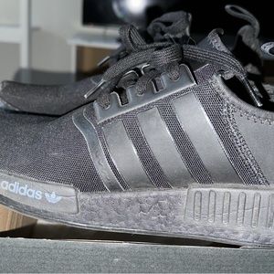 All black Adidas NMD